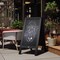 Flash Furniture Black Wooden A-Frame Magnetic Chalkboard HGWA-CB-4824-BLK-GG - alternate 1